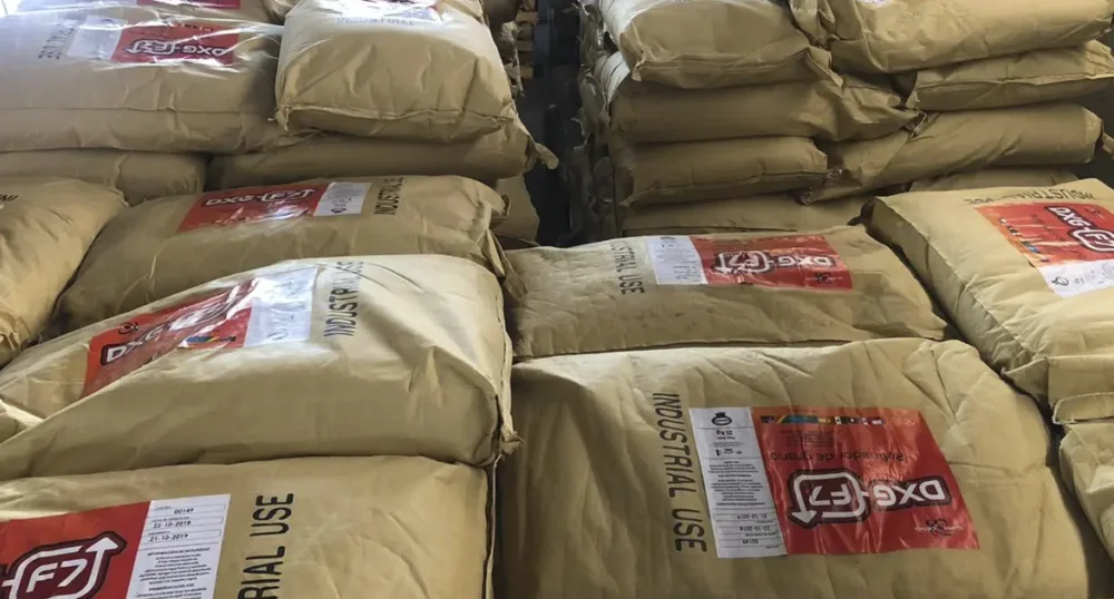 Aditivo refinador de grano DXG-F7 para electroobtención de cobre, producto para la industria minera
