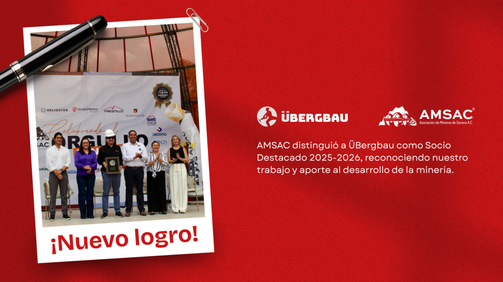 ÜBergbau recibe el reconocimiento “Socio Destacado AMSAC 2025-2026” durante la celebración del Día del Minero